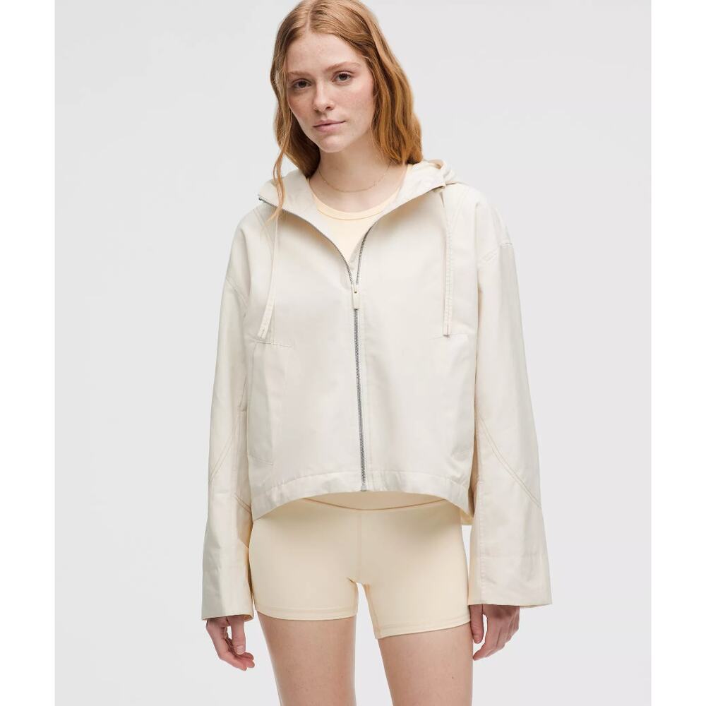 NWT Lululemon Water-Resistant Cropped Hooded Jacket